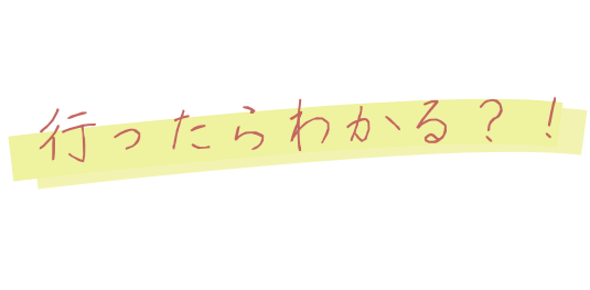 行ったらわかる