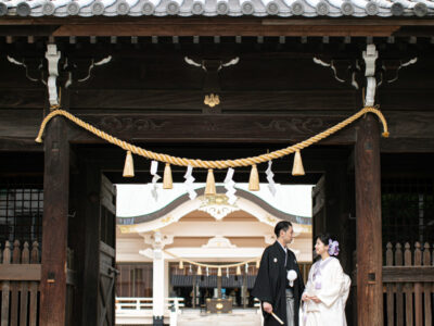 ＼30名/神社挙式＋会食／《正絹白無垢ドレス込》神社で本格挙式と貸切会場おもてなし