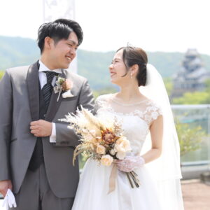 愛犬と一緒にアットホームな結婚式