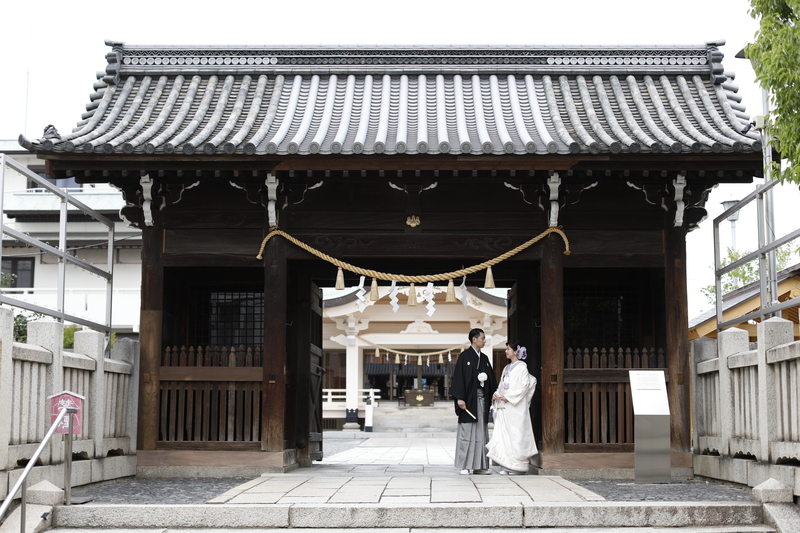 岡山神社の様子