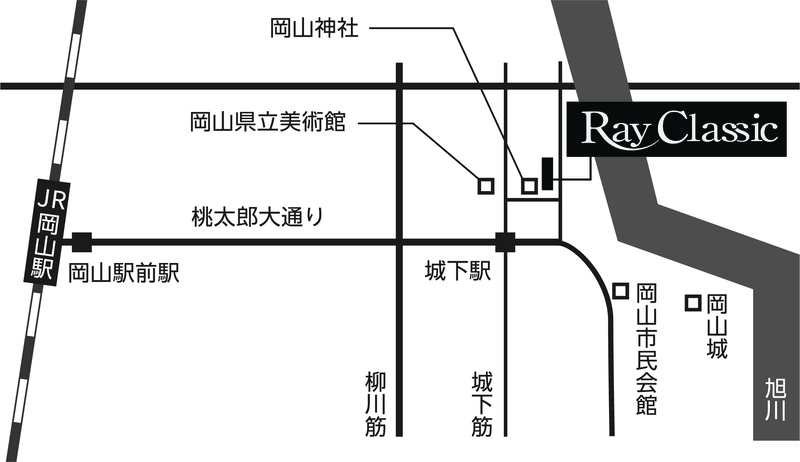 レイクラシック様の地図